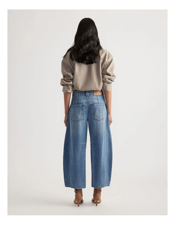 Tilly Barrel Jean in Blue image 2