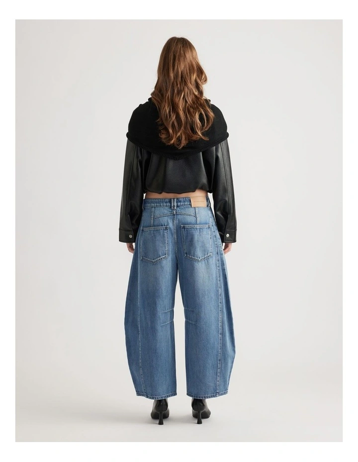 Tilly Barrel Jean in Blue image 2