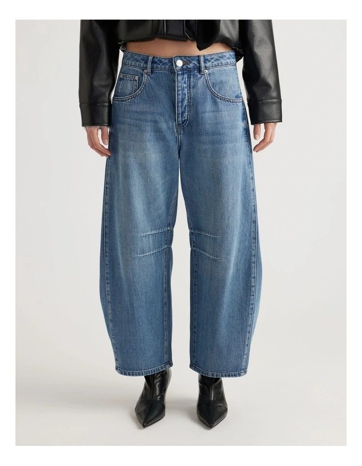 Tilly Barrel Jean in Blue image 3