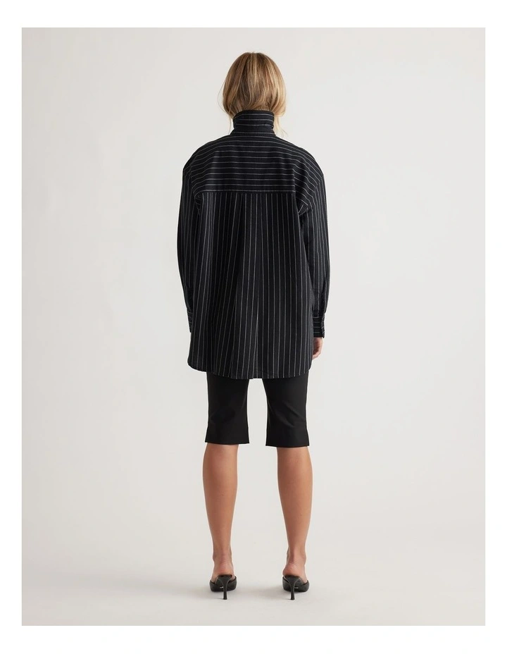 Heather Oxford Oversized Shirt image 2
