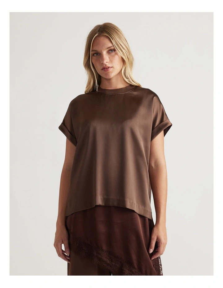 AnnMaree Satin Tee image 3