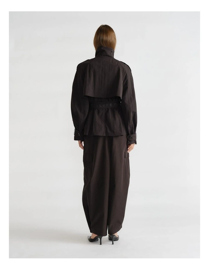 D-Luxe Nylon Cropped Trench image 2