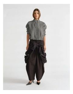 D-Luxe Check Boyfriend Shirt