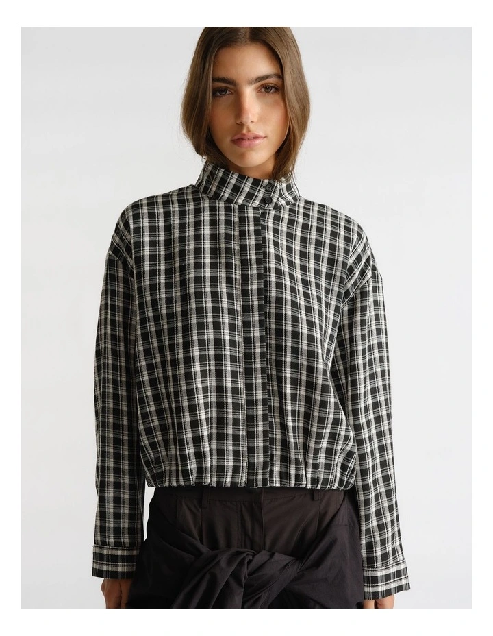 D-Luxe Check Boyfriend Shirt image 3