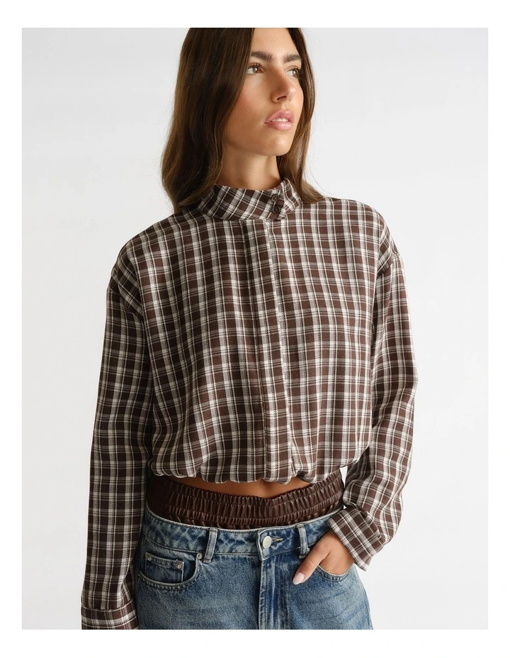 D-Luxe Check Boyfriend Shirt image 3