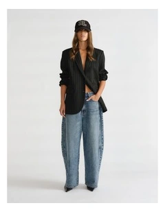 D-Luxe Pinstripe Blazer