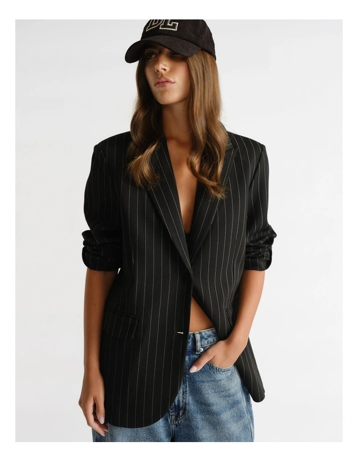 D-Luxe Pinstripe Blazer image 3