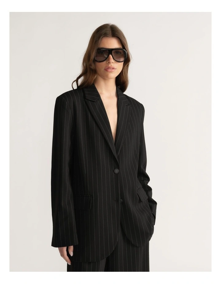 D-Luxe Pinstripe Blazer image 4