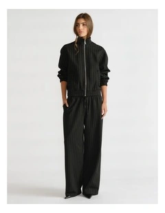 D-Luxe Pinstripe Bomber