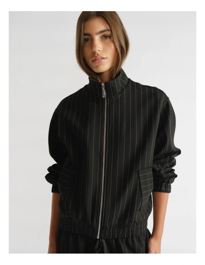D-Luxe Pinstripe Bomber image 3