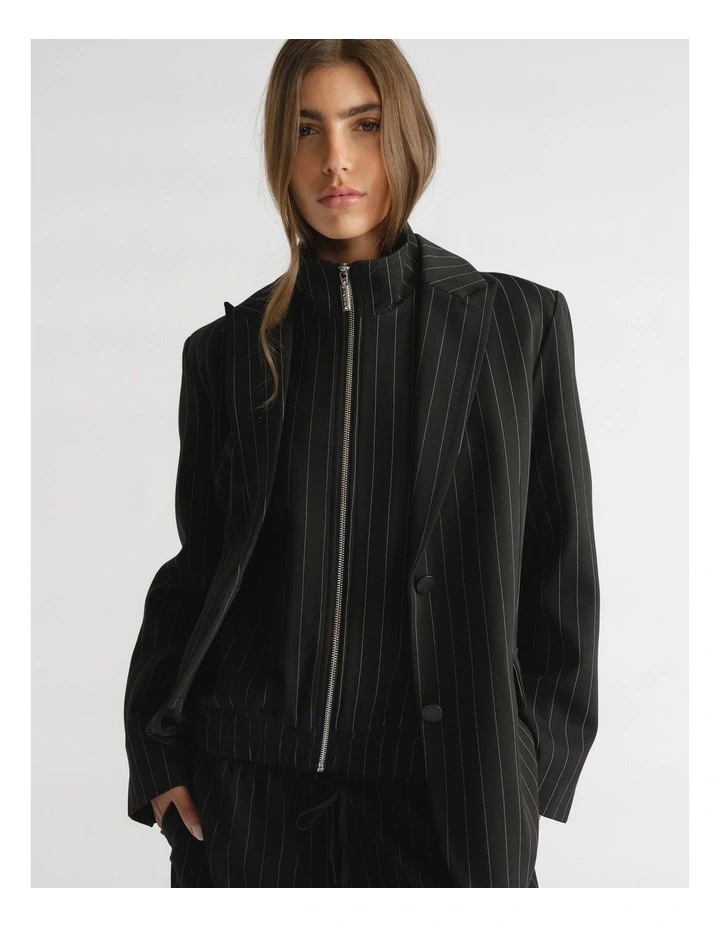 D-Luxe Pinstripe Bomber image 3