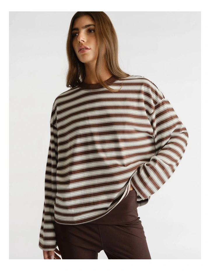 D-Luxe Long Sleeve Stripe Tee image 3