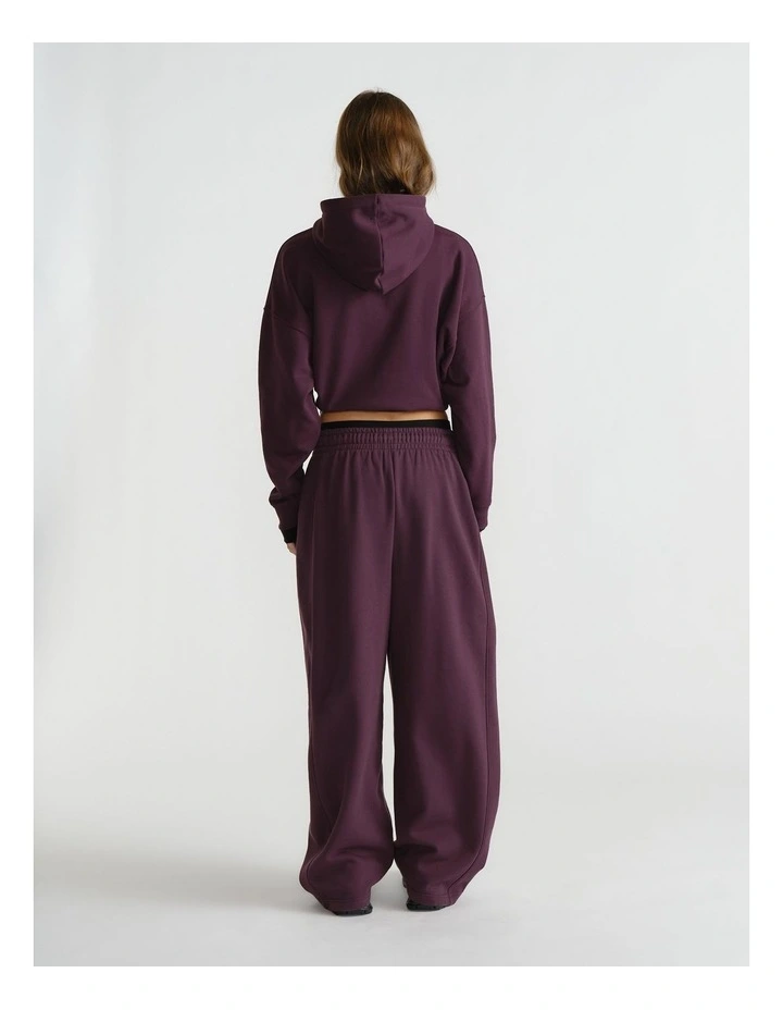 Barrel Track Pant in Purple image 2