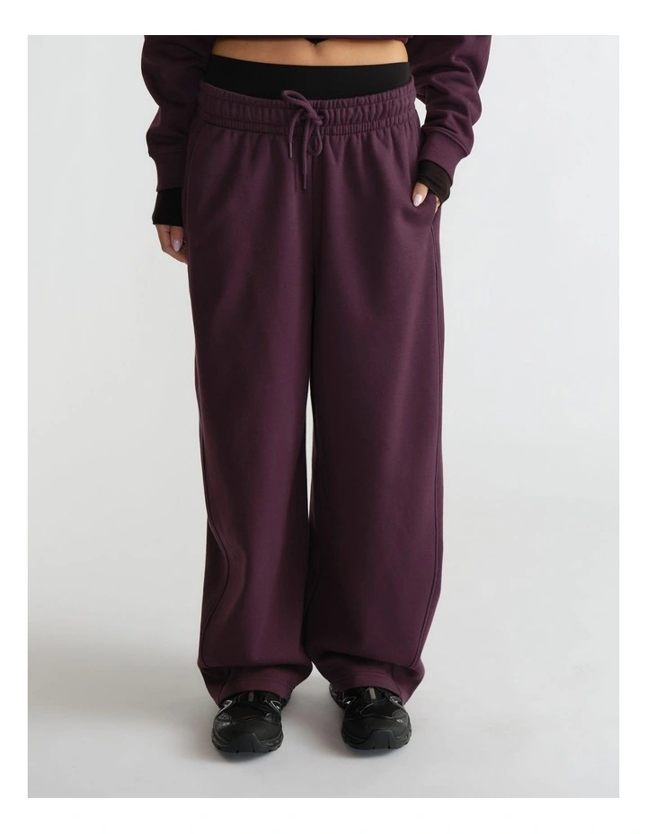 Barrel Track Pant in Purple image 3