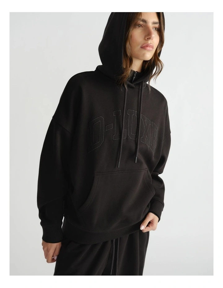 Essential Hoodie in Black image 3