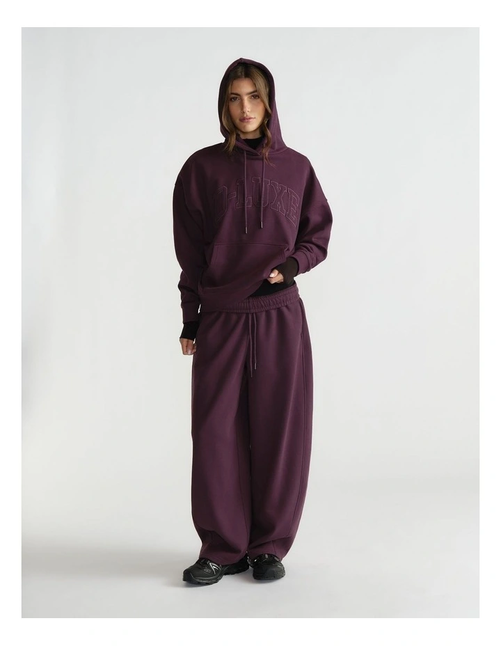 D-Luxe Essential Hoodie in Red image 1