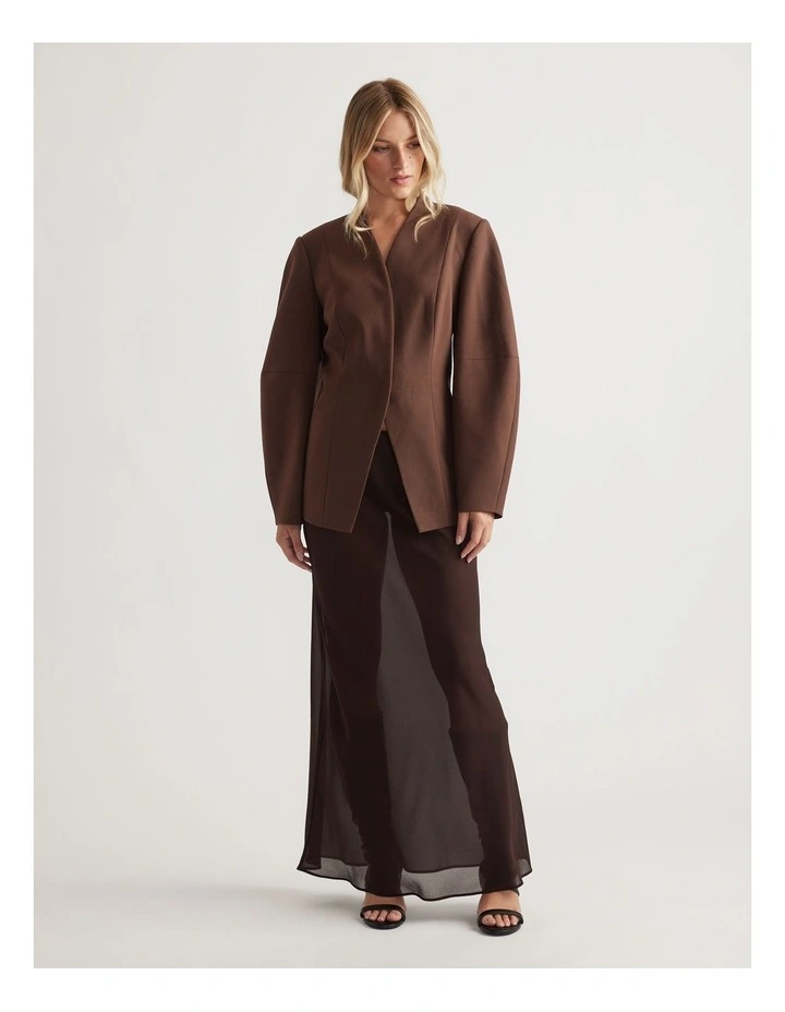 Ruby Barrel Sleeve Blazer image 1