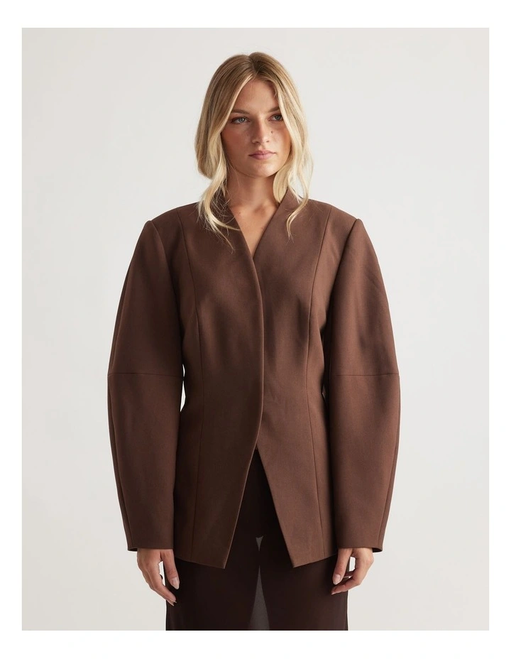 Ruby Barrel Sleeve Blazer image 3