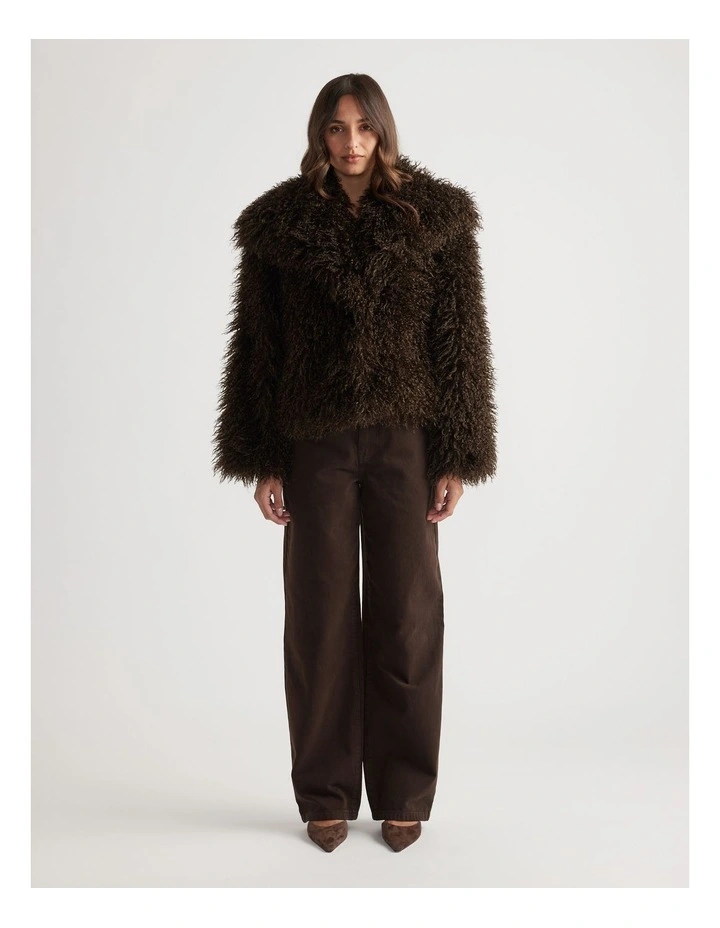 Sophia Faux Fur Jacket image 1