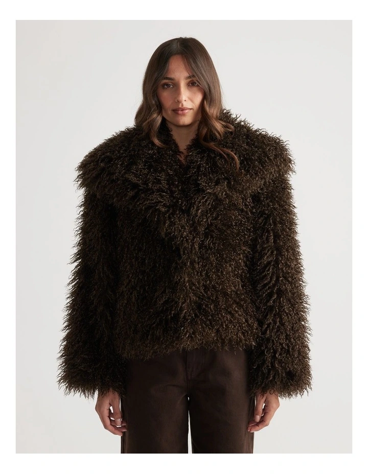 Sophia Faux Fur Jacket image 3