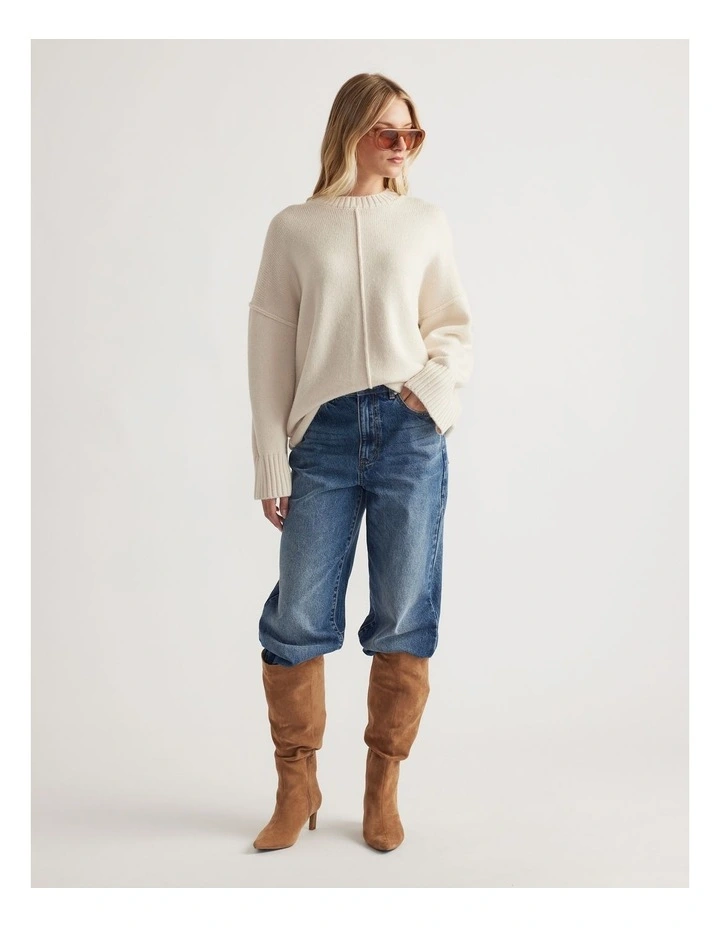 Milena Seam Detail Knit Jumper image 1