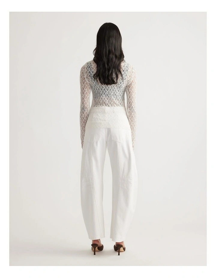 Amber Lace Long Sleeve Top image 2