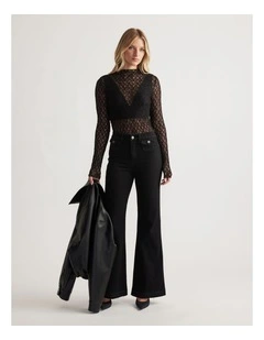 Amber Lace Long Sleeve Top