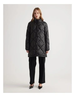 Longline Puffer Jacket