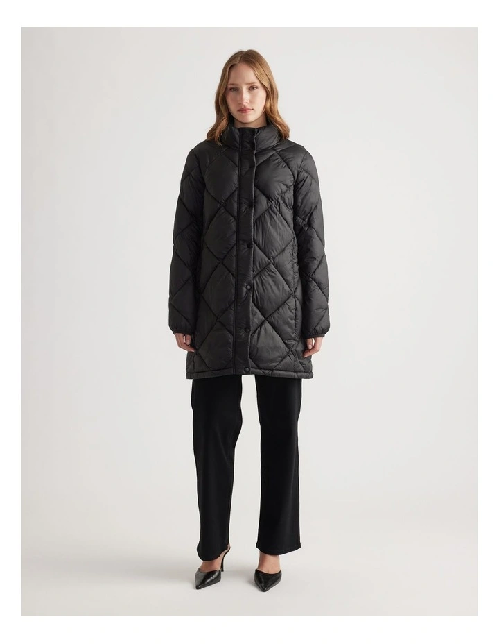 Longline Puffer Jacket image 1