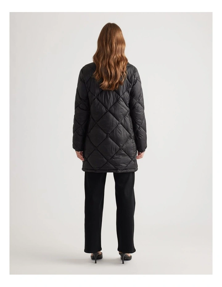 Longline Puffer Jacket image 2