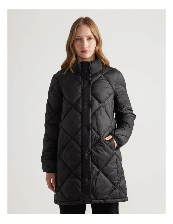 Longline Puffer Jacket image 3