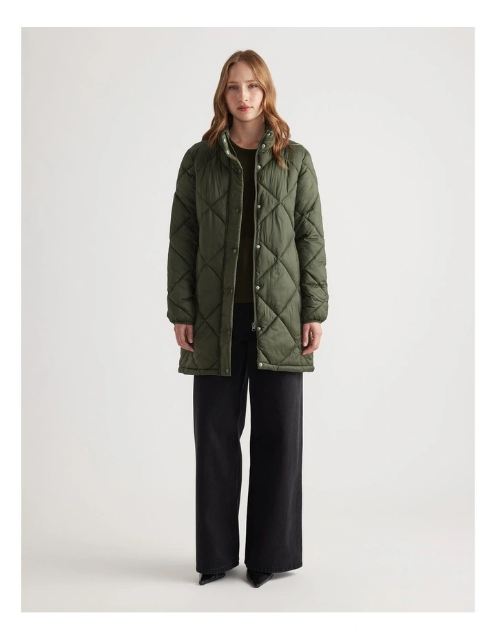Longline Puffer Jacket image 1