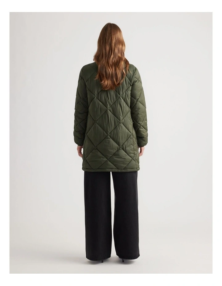 Longline Puffer Jacket image 2