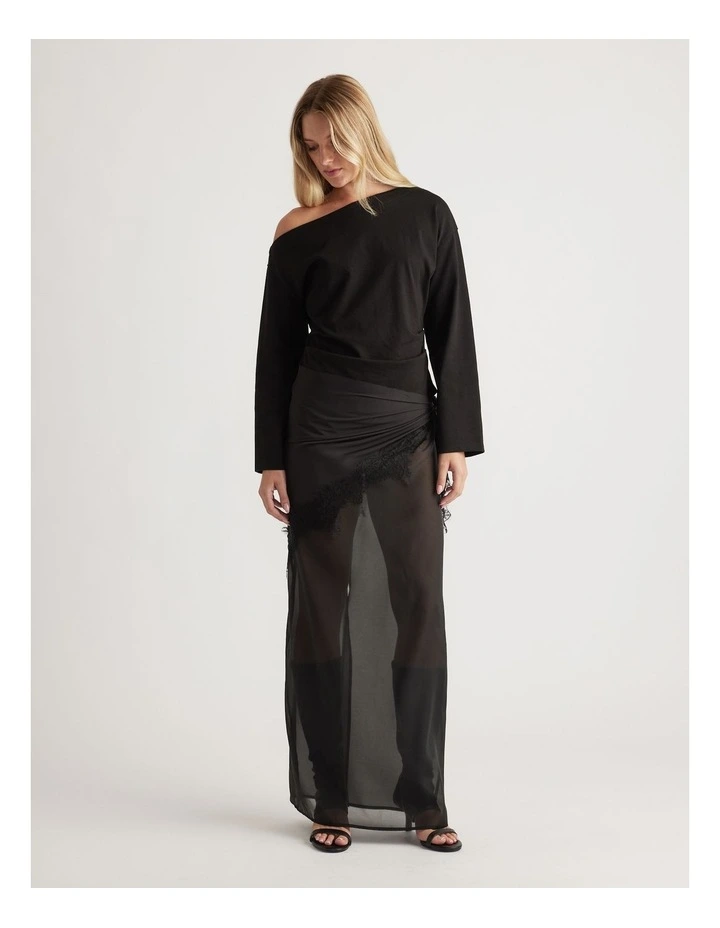 Ally Tipped Shoulder Tee image 1