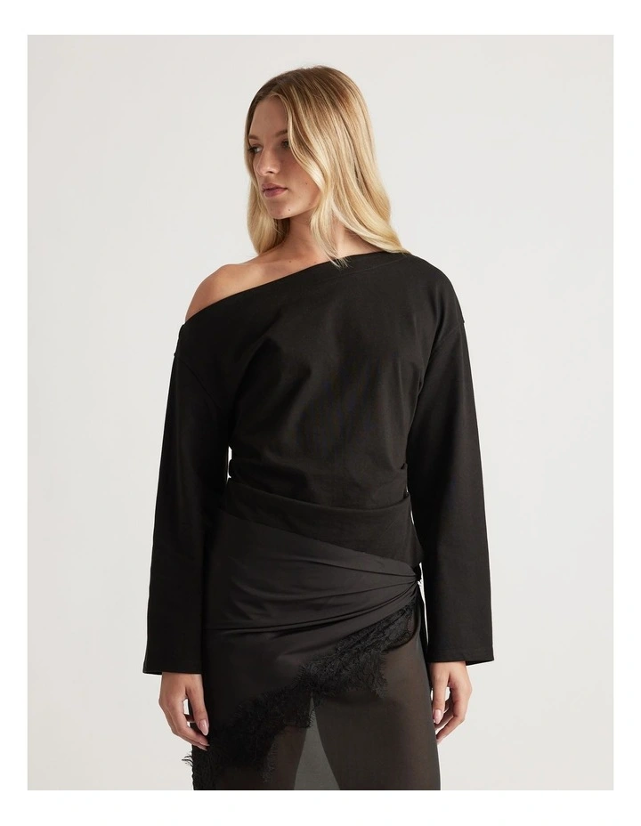 Ally Tipped Shoulder Tee image 3