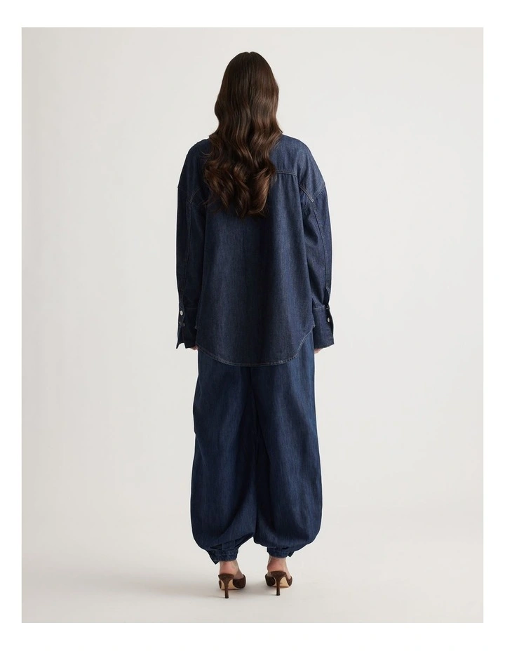 Lia Denim Shirt in Blue image 2