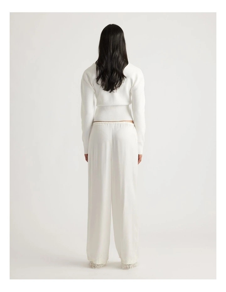 Jordyn Cinched Cardigan in Ivory image 2