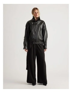 Elena Palazzo Pant in Black