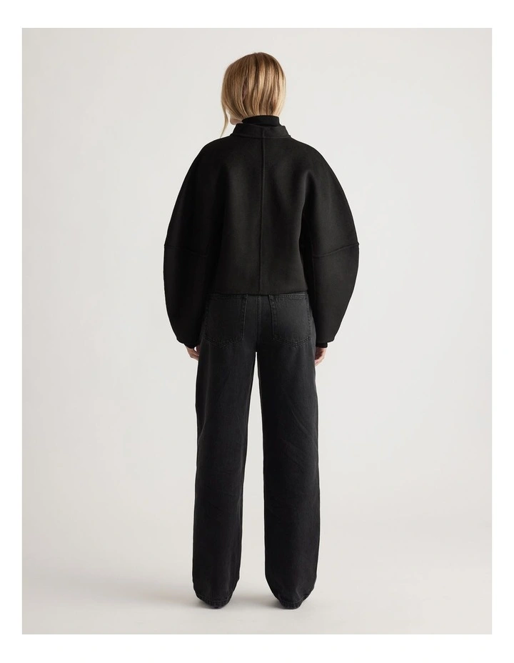 Stevie Barrel Sleeve Jacket in Black image 2