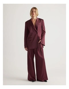 Sadie Satin Pleated Pant