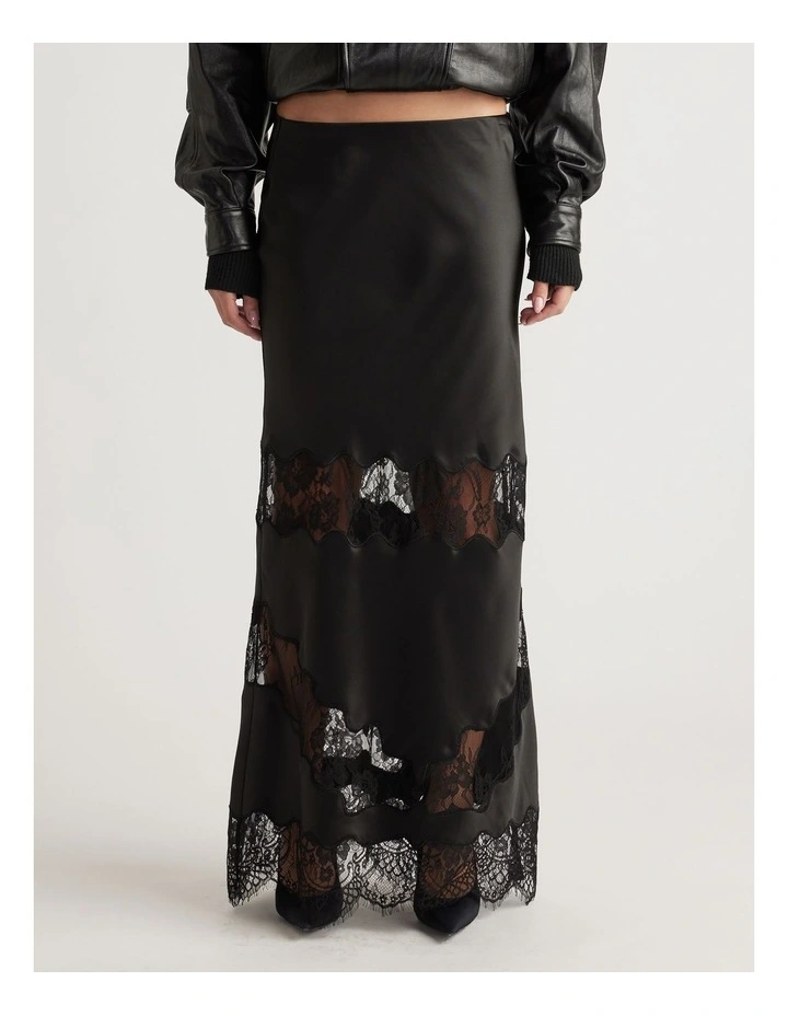 Cynthia Lace Insert Maxi Skirt image 3