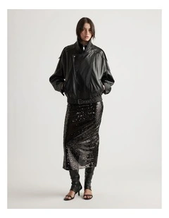 Selena Sequin Maxi Skirt
