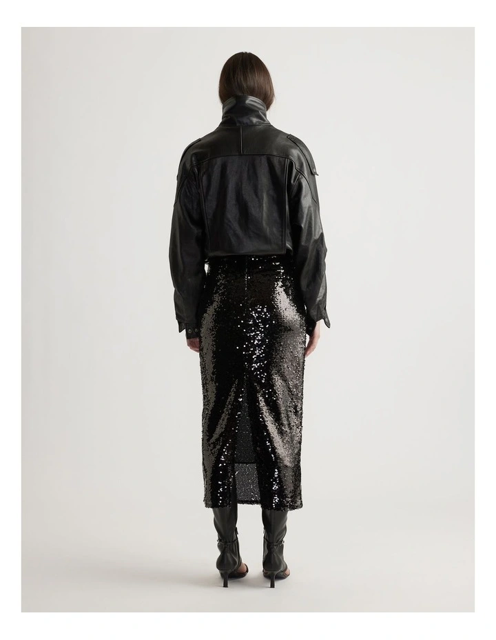 Selena Sequin Maxi Skirt image 2