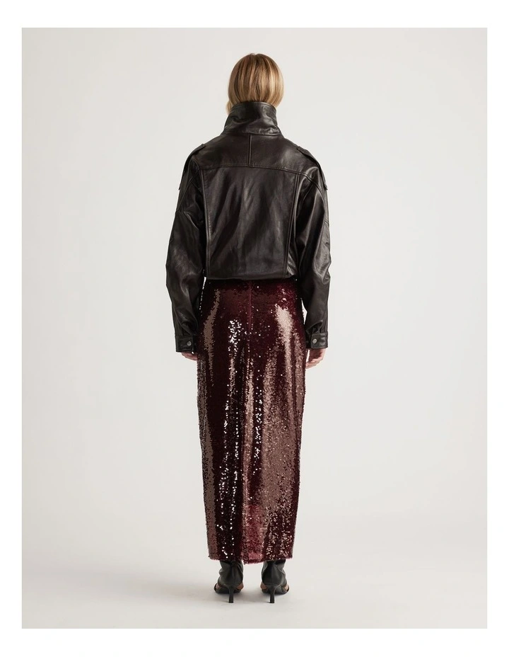 Selena Sequin Maxi Skirt image 2