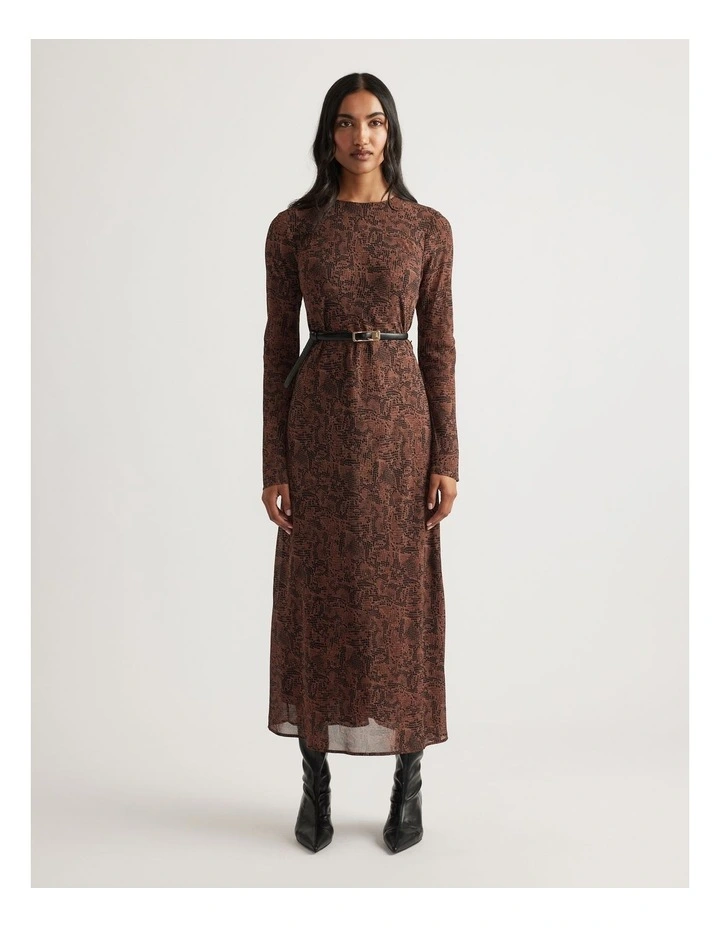 Chelsea Georgette Maxi Dress in Assorted image 1
