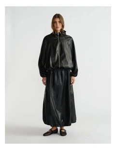 D-Luxe Faux Leather Skirt