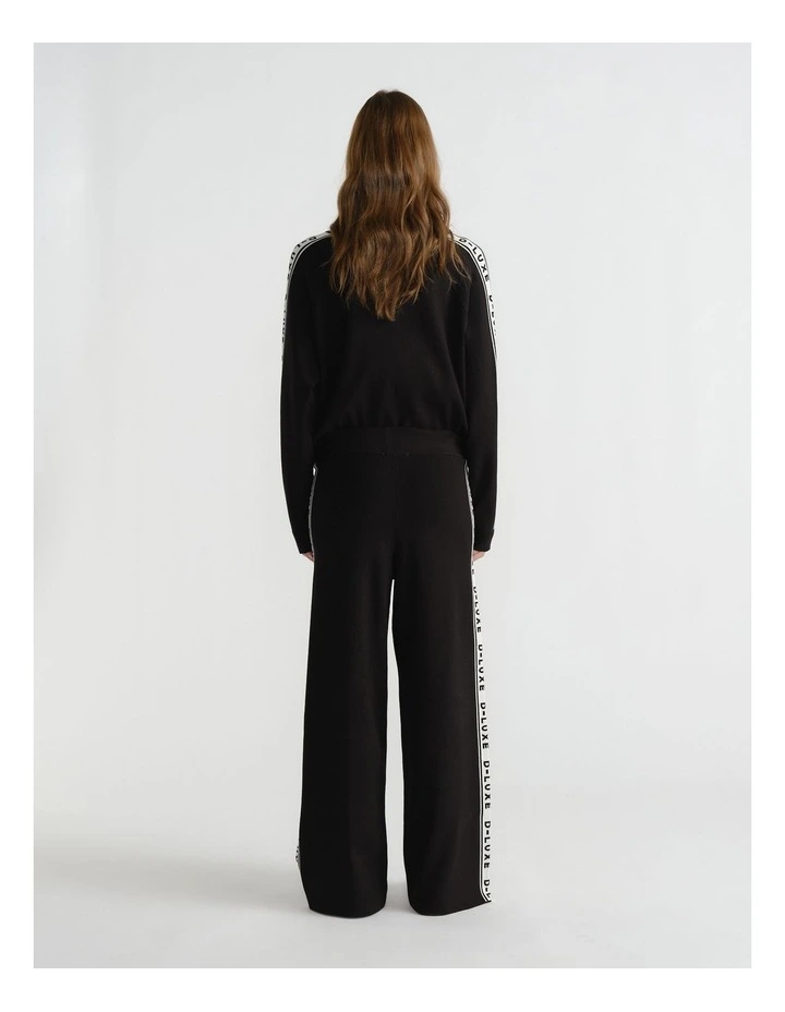 D-Luxe Logo Panel Knit Pant image 2