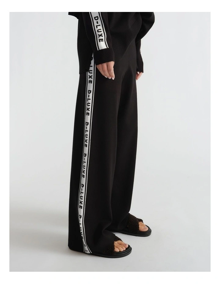 D-Luxe Logo Panel Knit Pant image 3