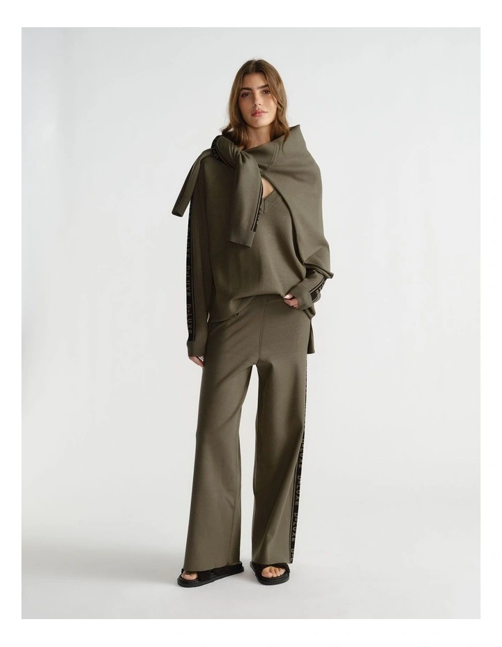 D-Luxe Logo Panel Knit Pant image 1
