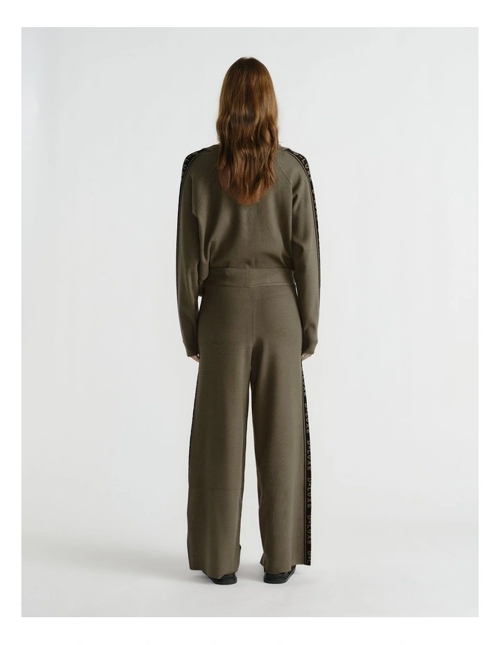 D-Luxe Logo Panel Knit Pant image 2